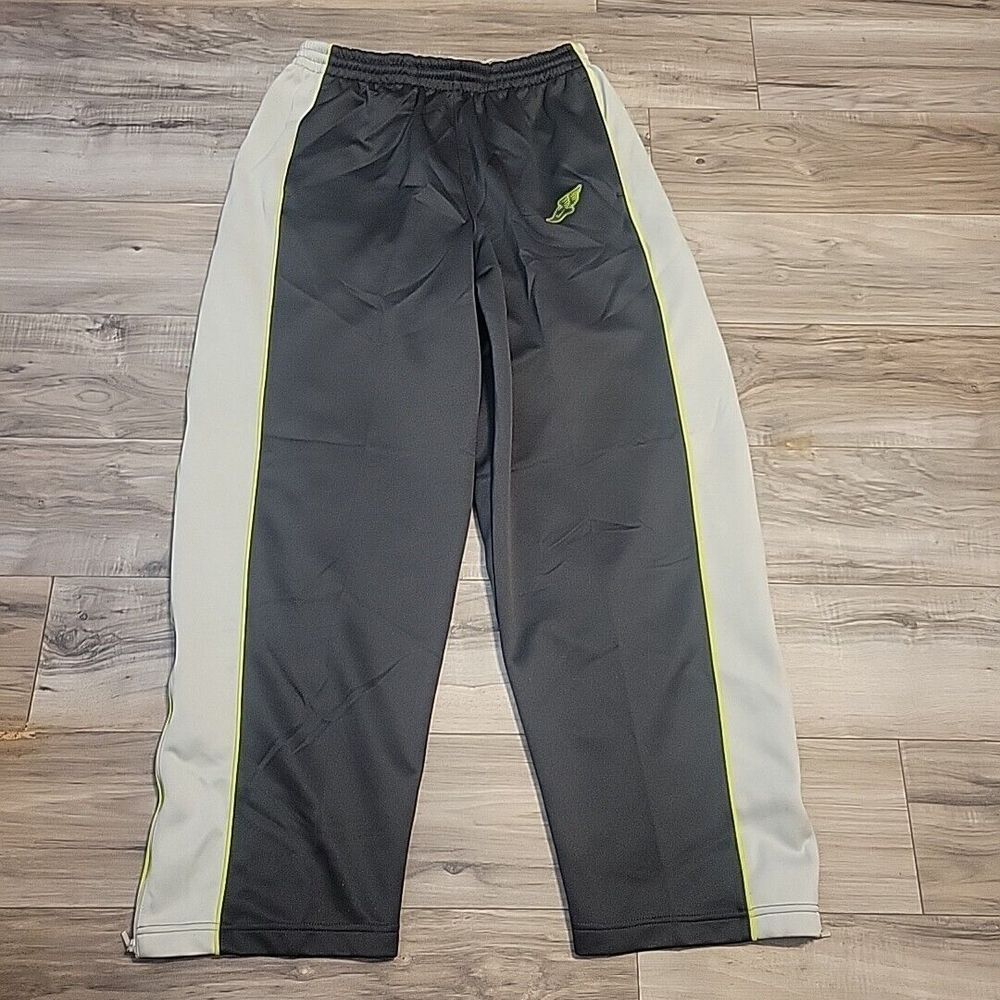 Nike Sportwear Track Pants Mens Medium Gray White Sweatpants VGT